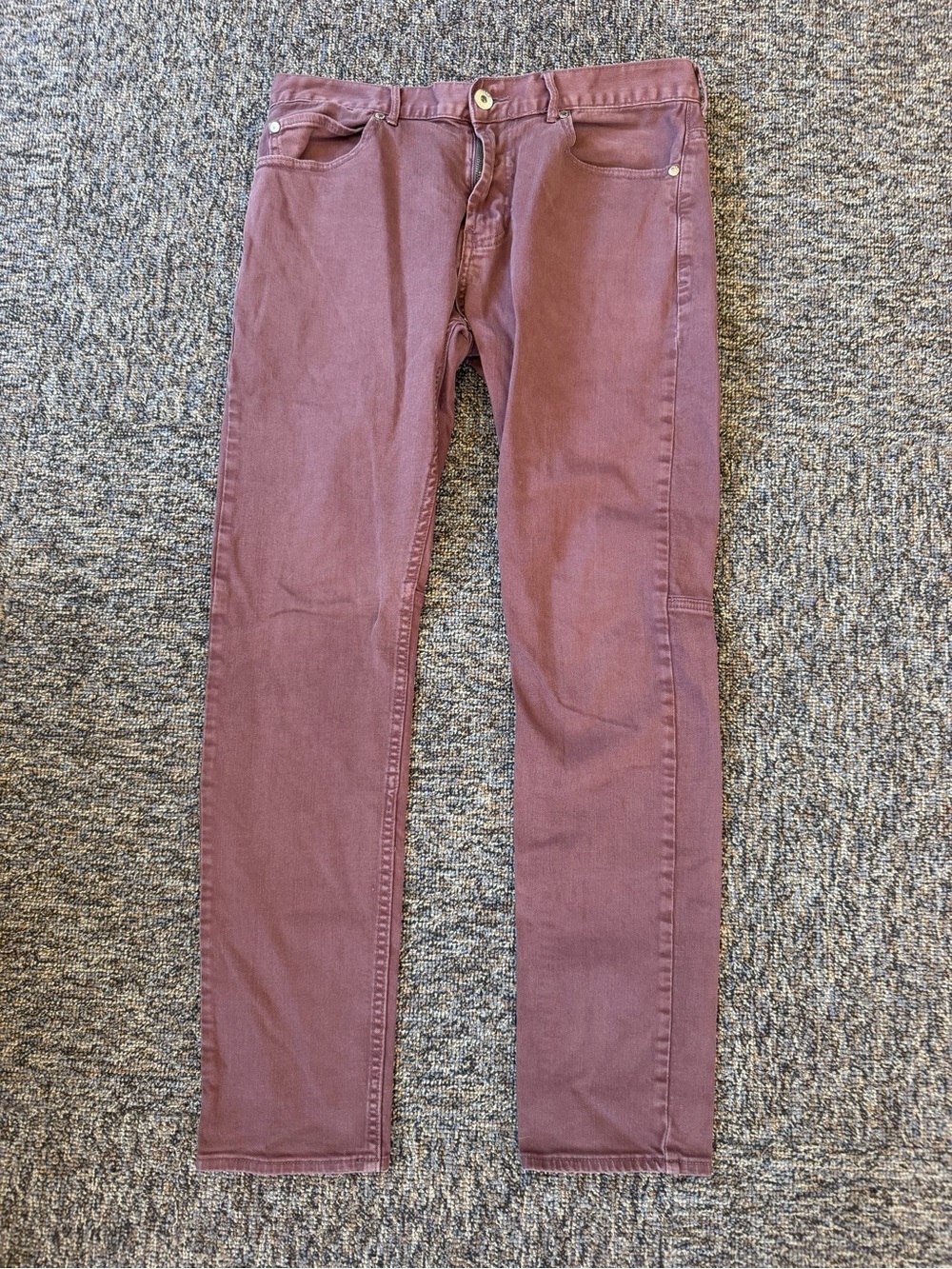 Bullhead Skinny Pants in Dusty Rose/Plum Men’s 32X32